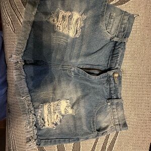 Source Unknown Blue Jean Shorts